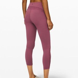 Worn once Lululemon Wunder Under HR Crop *FLK, 6, FLMF